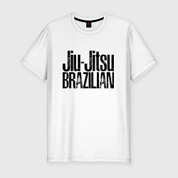 Футболка slim-fit Bazilian Gracie Jiu-Jitsu, цвет: белый