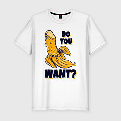 Мужская slim-футболка Sexy банан