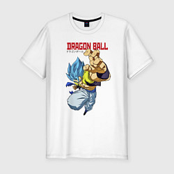Мужская slim-футболка Dragon Ball - Бросок