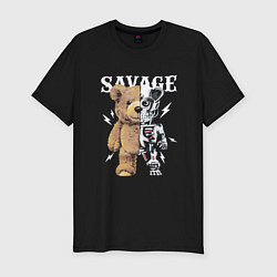 Мужская slim-футболка Savage Bear