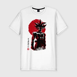 Футболка slim-fit Goku Son - Dragon Ball - Japan style, цвет: белый