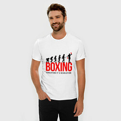 Футболка slim-fit Boxing evolution, цвет: белый — фото 2