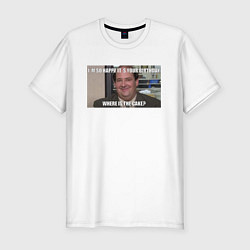 Футболка slim-fit Office - Its your birthday, цвет: белый