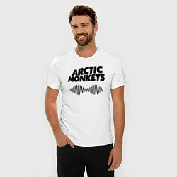 Футболка slim-fit Arctic Monkeys, цвет: белый — фото 2