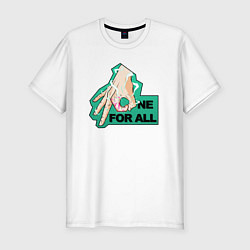 Мужская slim-футболка One for all - Академия