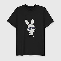 Футболка slim-fit Cool rabbit, цвет: черный