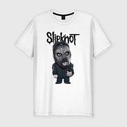 Мужская slim-футболка Седьмой Slipknot
