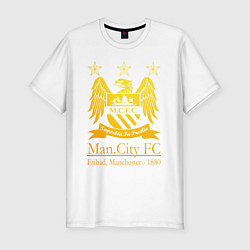 Мужская slim-футболка Manchester City gold