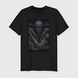 Футболка slim-fit Scorn poster, цвет: черный