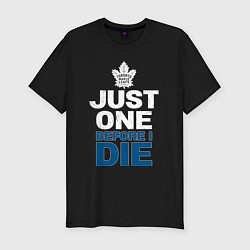 Мужская slim-футболка Торонто нхл
