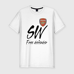 Мужская slim-футболка Arsenal - sweeper - England - London