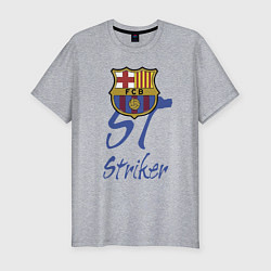 Футболка slim-fit Barcelona - Spain - striker, цвет: меланж