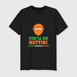 Мужская slim-футболка Youll do nuttin