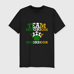 Мужская slim-футболка Team Notorious