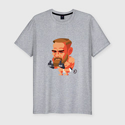 Футболка slim-fit Conor UFC, цвет: меланж