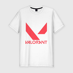 Футболка slim-fit Valorant - logo, цвет: белый