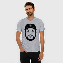 Футболка slim-fit Ice Cube - head, цвет: меланж — фото 2