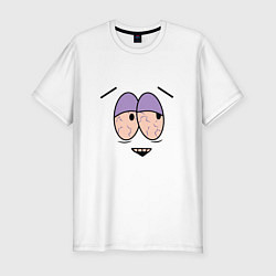 Мужская slim-футболка Полотенчик арт