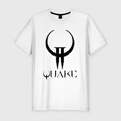 Футболка slim-fit Quake II logo, цвет: белый