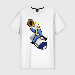 Футболка slim-fit Vault boy - bomb rider, цвет: белый