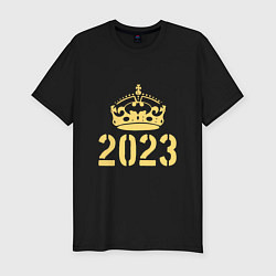 Мужская slim-футболка Корона 2023