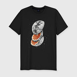 Мужская slim-футболка Лунный фрукт