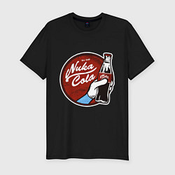 Футболка slim-fit Nuka cola sticker, цвет: черный