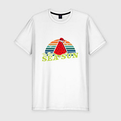Мужская slim-футболка Sea-sun