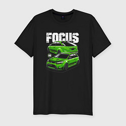 Мужская slim-футболка Ford Focus art
