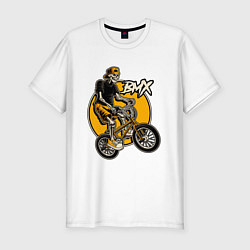 Мужская slim-футболка BMX rider