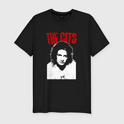 Мужская slim-футболка The gits панк рок группа