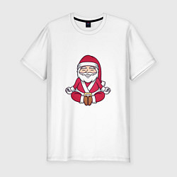Мужская slim-футболка Санта релакс