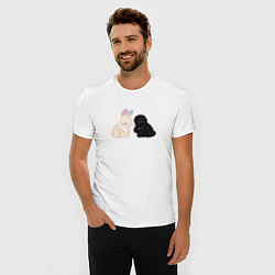 Футболка slim-fit Энид и Уэнсдэй, цвет: белый — фото 2