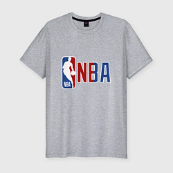 Мужская slim-футболка NBA - big logo