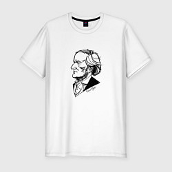 Мужская slim-футболка Рихард Вагнер