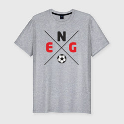 Футболка slim-fit Team England, цвет: меланж