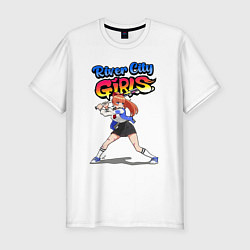 Мужская slim-футболка River city girls - Kyoko