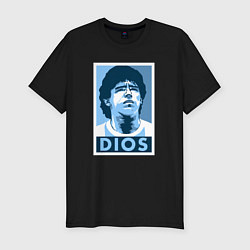 Мужская slim-футболка Dios Maradona