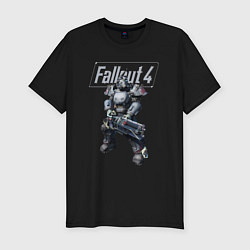 Футболка slim-fit Fallout 4 - Ultracite Power Armor, цвет: черный