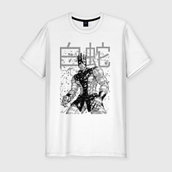 Мужская slim-футболка Whitesnake - stand of Enrico Pucci - Jojo - part 6