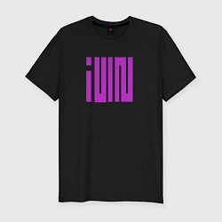 Футболка slim-fit Logo I-dle, цвет: черный