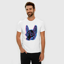 Футболка slim-fit Space Coyote, цвет: белый — фото 2
