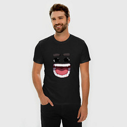 Футболка slim-fit Funny smile, цвет: черный — фото 2