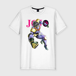 Мужская slim-футболка Star Platinum stand of Jotaro Kujo - Jojo