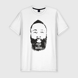 Мужская slim-футболка Harden beard