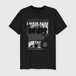 Мужская slim-футболка Linkin Park цитата