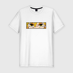 Мужская slim-футболка Зеницу агацума - глаза