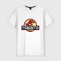 Мужская slim-футболка Toronto dinosaur