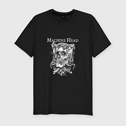 Мужская slim-футболка Machine Head band