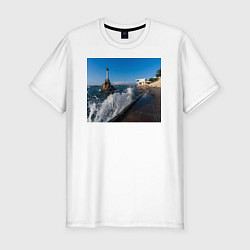 Мужская slim-футболка Севастополь